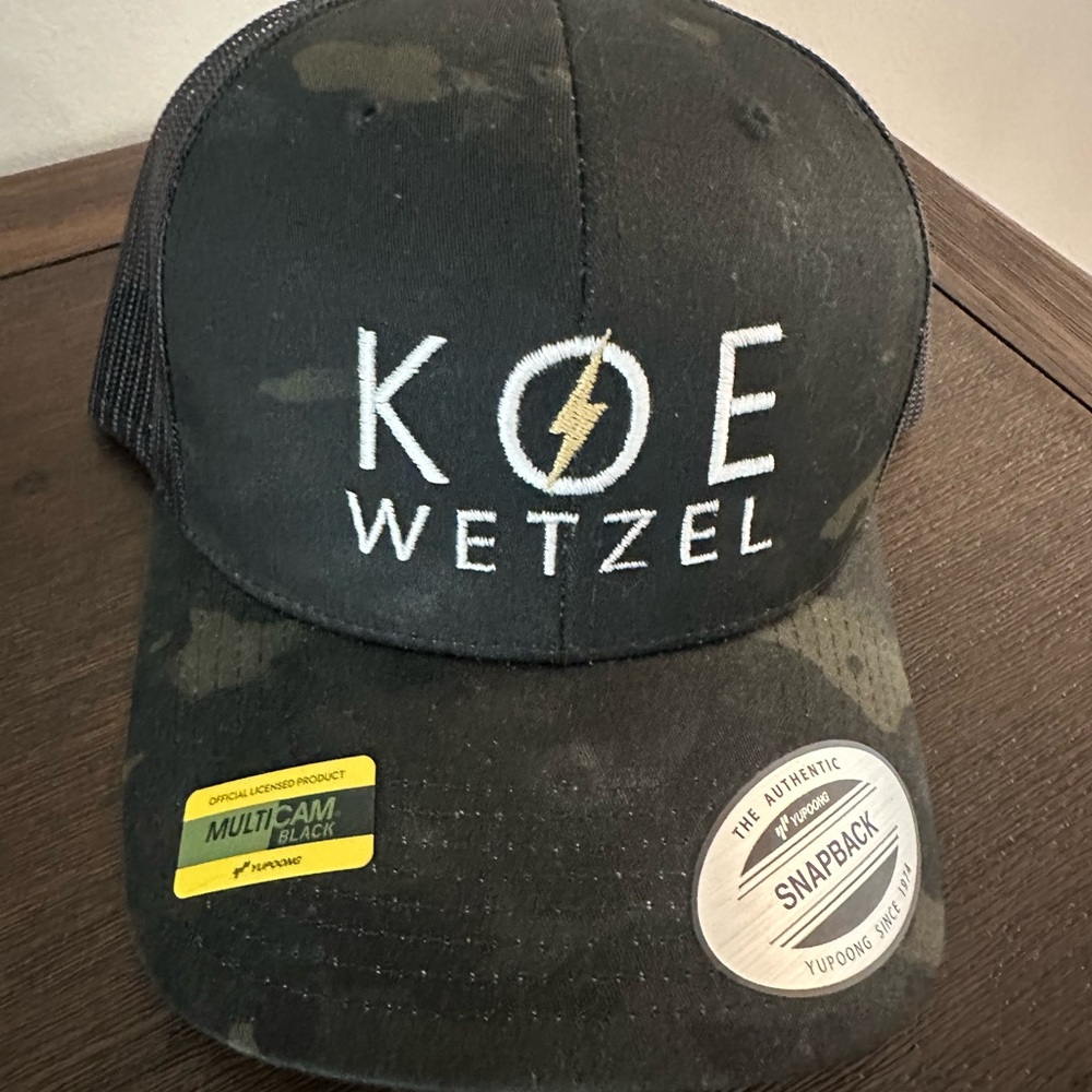 New Koe Wetzel country concert snap back ball cap